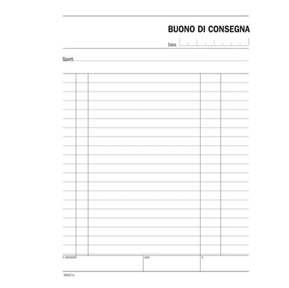 Blocco buoni consegna - 148 x 215 mm - 100 fg - DU164420000 - Data Ufficio