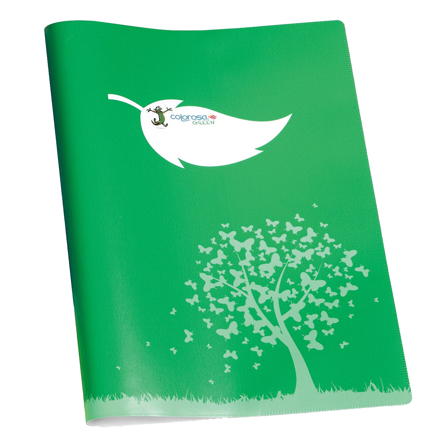 Coprimaxi Green - 21 x 30 cm - carta - 120gr  - c/tasche - verde - Colorosa