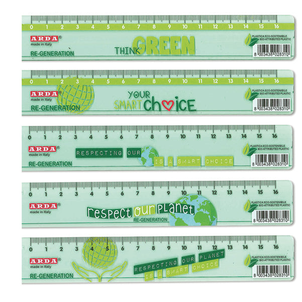 Righelli Re-generation - 16 cm - Arda -  conf. 24 pezzi