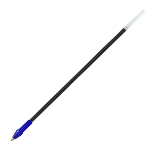 Refill sfera Cristal Re'New - punta 1 mm - blu - Bic - blister 3 pezzi