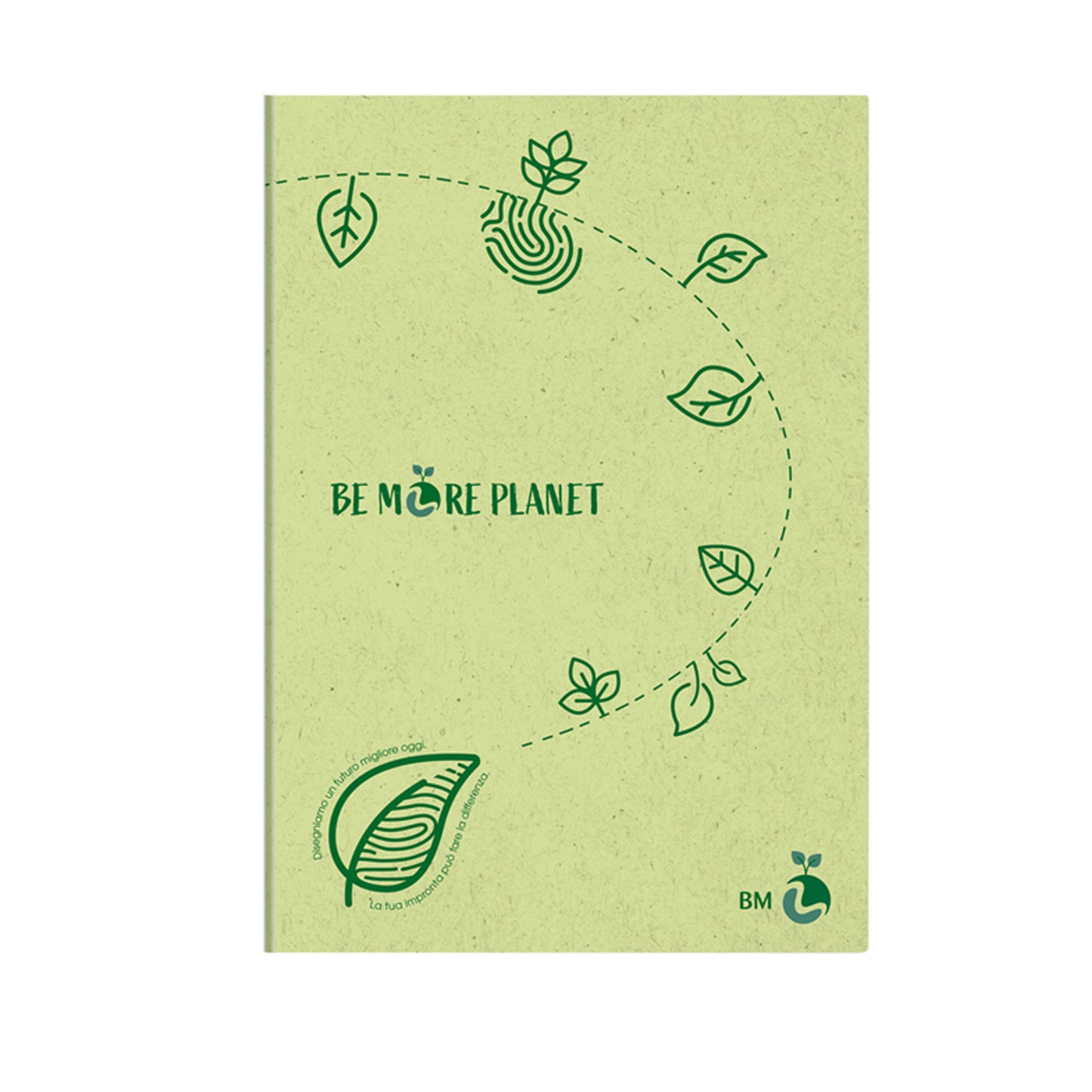 Maxiquaderno Be More Planet - A4 - 1 rigo c/margine - 38 fogli - 80gr - BM