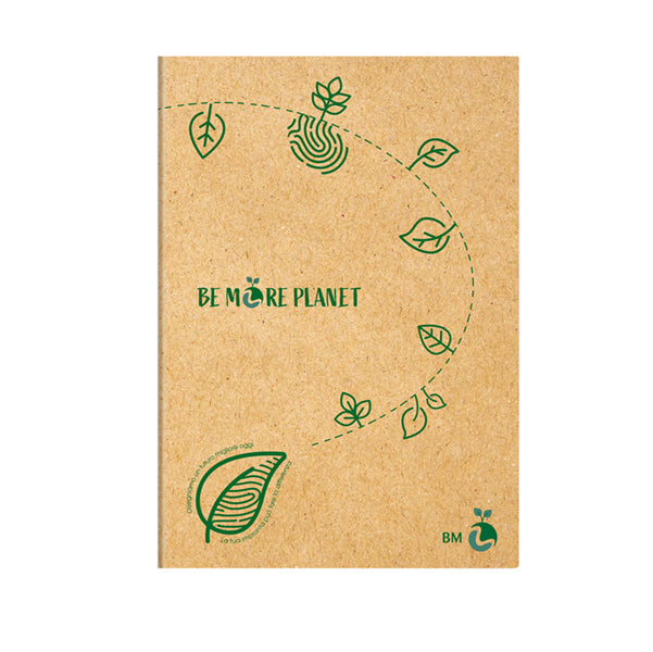 Maxiquaderno Be More Planet - A4 - 4 mm - 38 fogli - 80gr - BM