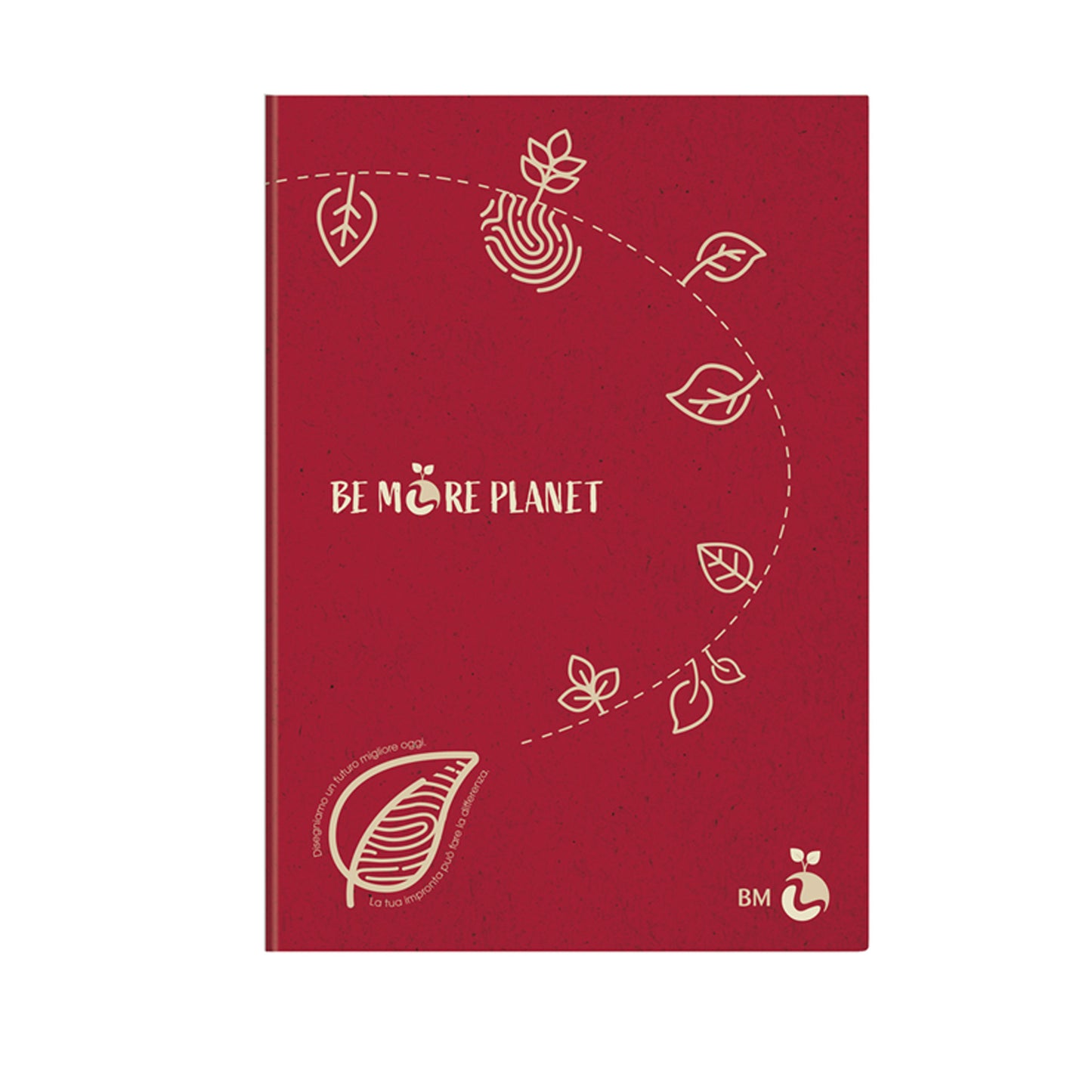 Maxiquaderno Be More Planet - A4 - 1 rigo - 38 fogli - 80gr - BM