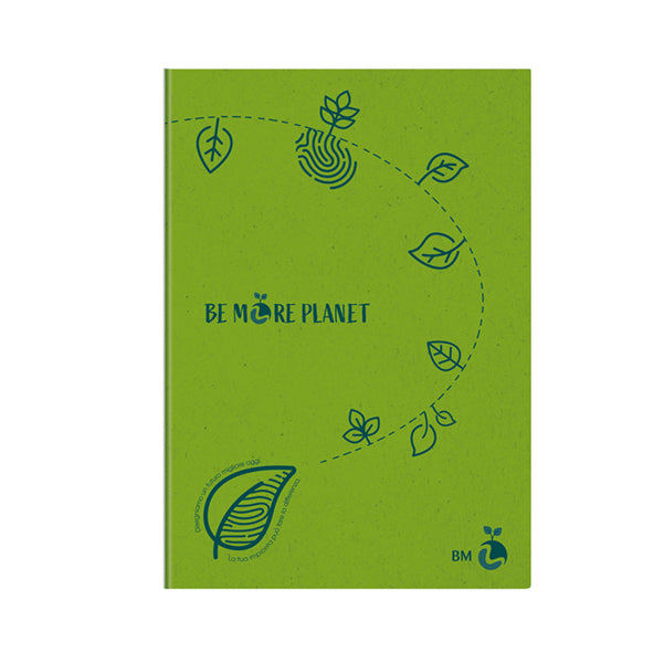 Maxiquaderno Be More Planet - A4 - 5 mm c/margine - 38 fogli - 80gr - BM