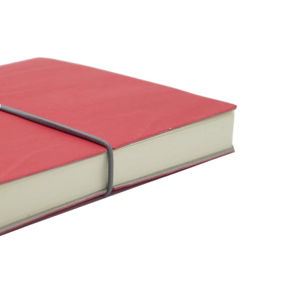 Taccuino Evo Ciak - 9 x 13 cm - fogli bianchi - copertina rosso corallo - In Tempo