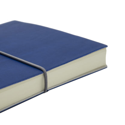 Taccuino Evo Ciak - 9 x 13 cm - fogli bianchi - copertina blu - In Tempo
