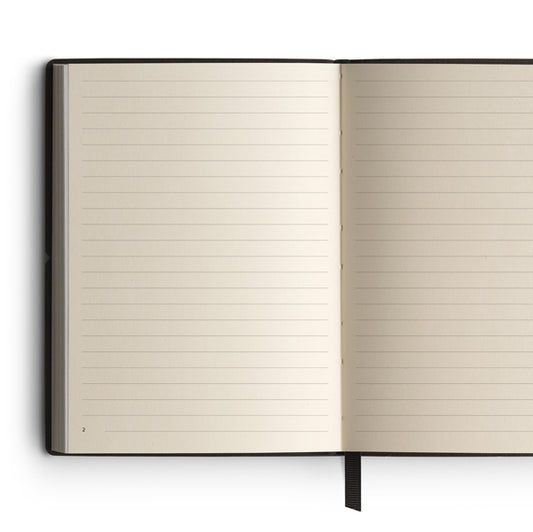 Taccuino Evo Ciak - 15 x 21 cm - fogli a righe - copertina nero - In Tempo