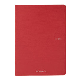 Maxiquaderno Ecoqua Original PM - A4 - 5 mm - 40 fogli - 90gr - rosso scuro - Fabriano