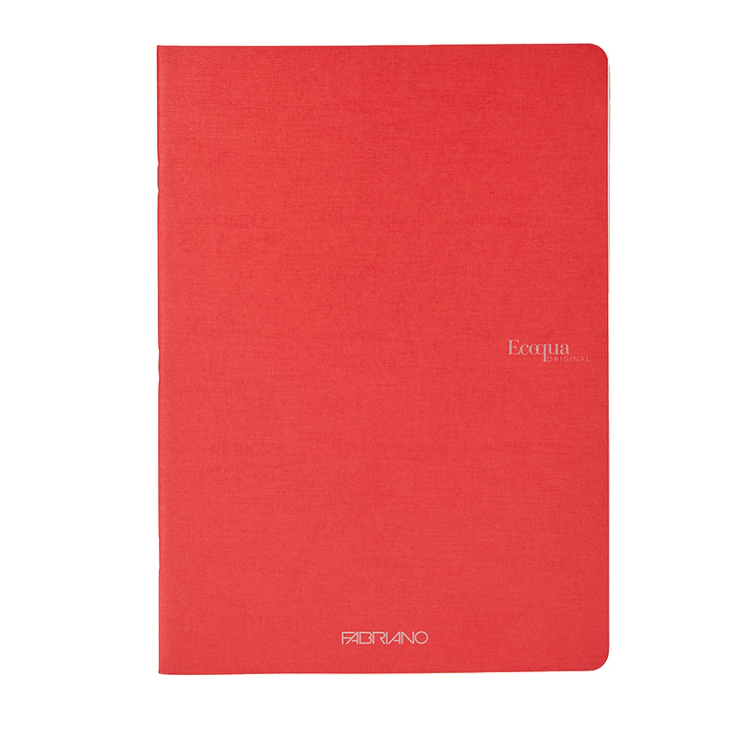 Maxiquaderno Ecoqua original PM - A4  - 1 rigo - 40 fogli - 90gr - lampone -Fabriano