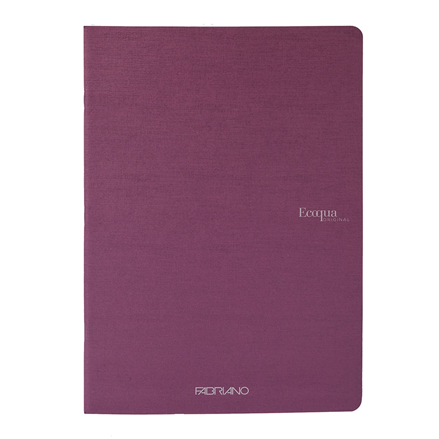 Maxiquaderno Ecoqua original PM - A4 - 1 rigo - 40 fogli - 90gr - vino - Fabriano