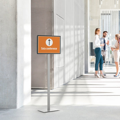 Espositore Info Stand Basic - da pavimento - A3 - Durable