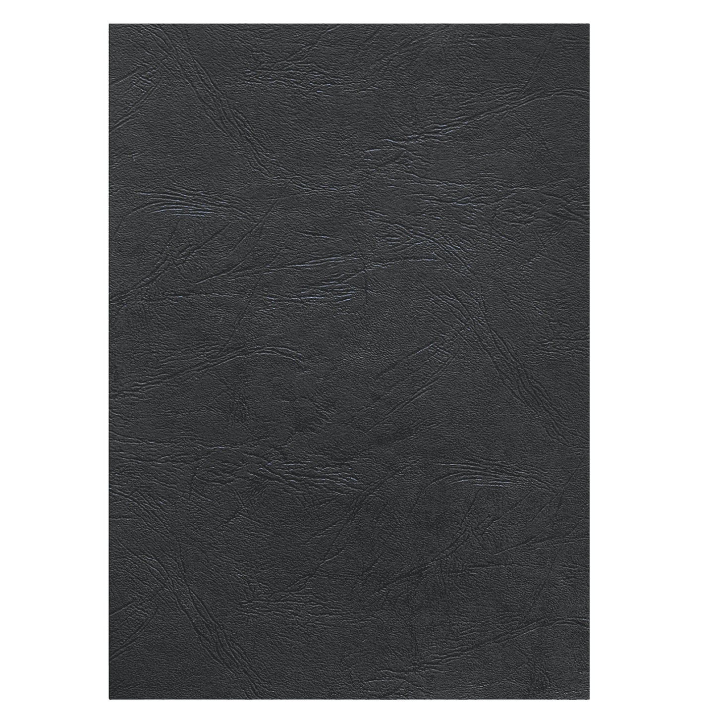 Copertine per rilegatura - A4 - cartoncino groffrato semilpelle - 250 gr - nero - Fellowes - conf.100 pezzi