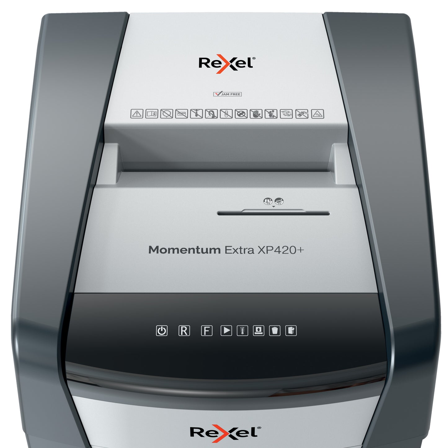 Distruggidocumenti Momentum Extra XP420 + P4 EU - a frammenti - Rexel