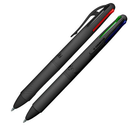Astuccio penne a sfera All Black - punta 1,00 mm - 4 colori  - Osama - conf. 6 pezzi