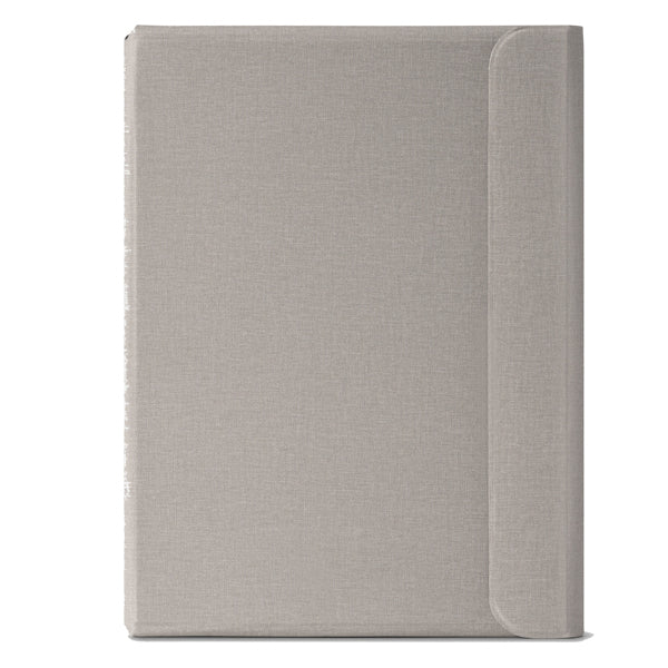 Portablocco Meet - con alette magnetiche - 31 x 25 x 1,4 cm - grigio - In Tempo