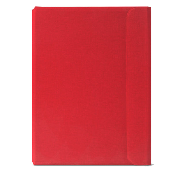 Portablocco Meet - con alette magnetiche - 31 x 25 x 1,4 cm - rosso - In Tempo