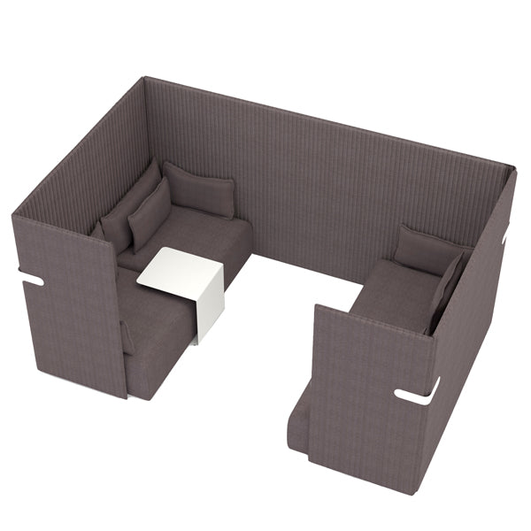 Divanetto Oasis OA3 - 3 posti - antracite - Unisit