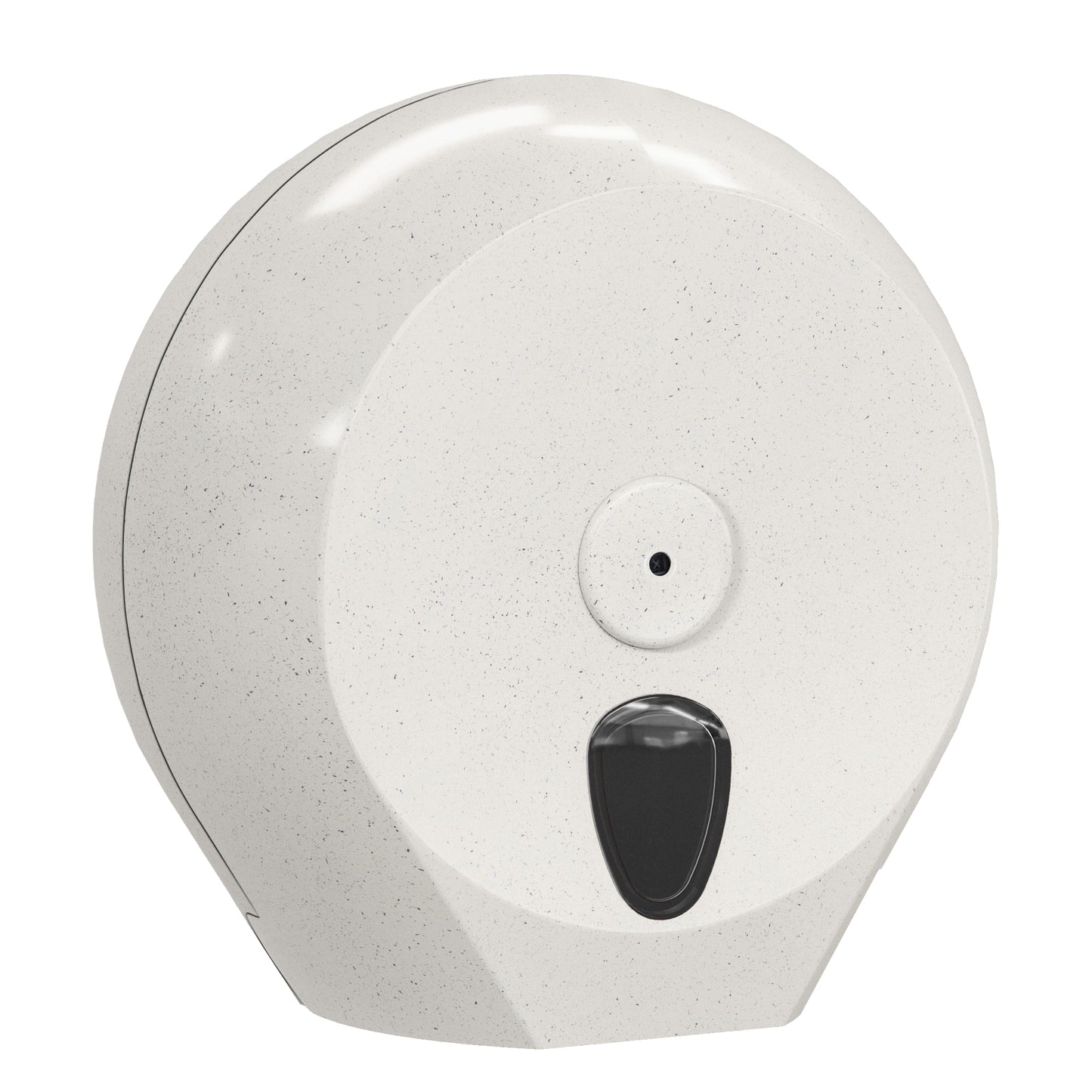 Dispenser carta igienica Woodplastic rotolo Mini Jumbo plus - 27,3 x 12,8 x 27 cm - rotolo diametro 23 cm - bianco - Mar Plast