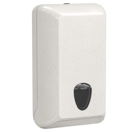 Dispenser carta igienica Woodplastic - interfogliata - piegati a V e Z - 30 x 13,2 x 17 cm - 550/450 fogli - bianco - Mar Plast