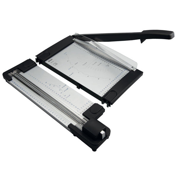 Taglierina Homeoffice 2in1 - lama rotante + ghigliottina - A4 - grigio/nero - Titanium