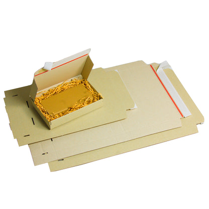 Scatola Grass Box - per spedizioni - A4 - 34 x 23,5 x 4 cm - grigio - Bong Packaging - conf. 50 pezzi