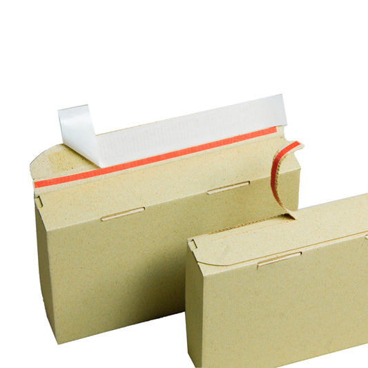 Scatola Grass Box - per spedizioni - A4 - 34 x 23,5 x 4 cm - grigio - Bong Packaging - conf. 50 pezzi