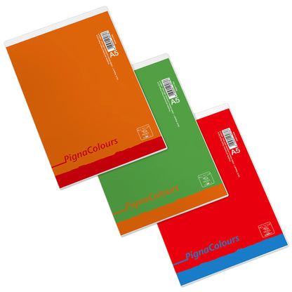 Blocco Colours - A5 - 150 x 210mm - 60 gr - 60 fogli - 5mm - Pigna