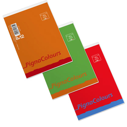 Blocco Colours - A7 -   80 x 120mm - 60 gr - 60 fogli - 5mm - Pigna