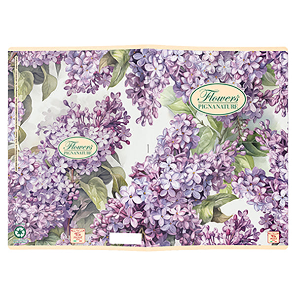 Quaderno Nature Flowers - A5 - 1 rigo - 42 fogli - 80 gr - Pigna