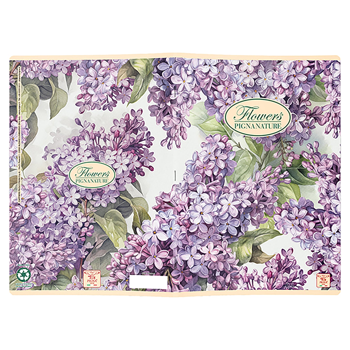 Quaderno Nature Flowers - A5 - 1 rigo - 42 fogli - 80 gr - Pigna