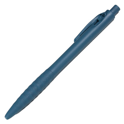 Penna detectabile retrattile - a lunga durata - leggermente ruvida - 14 cm - PP - blu