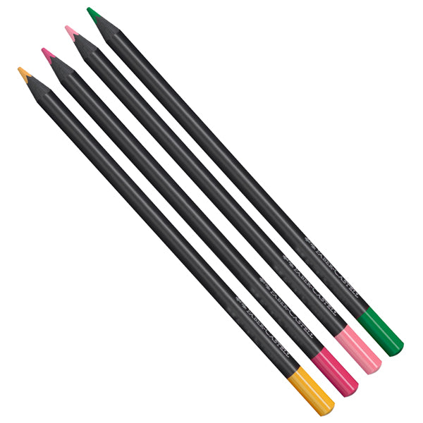 Matite colorate triangolare Black Edition - colori assortiti - Faber-Castell - conf. 50 pezzi