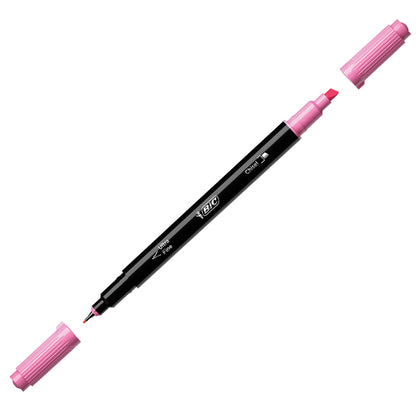 Evidenziatori dual tip Intensity - colori assortiti - Bic - conf. 6 pezzi