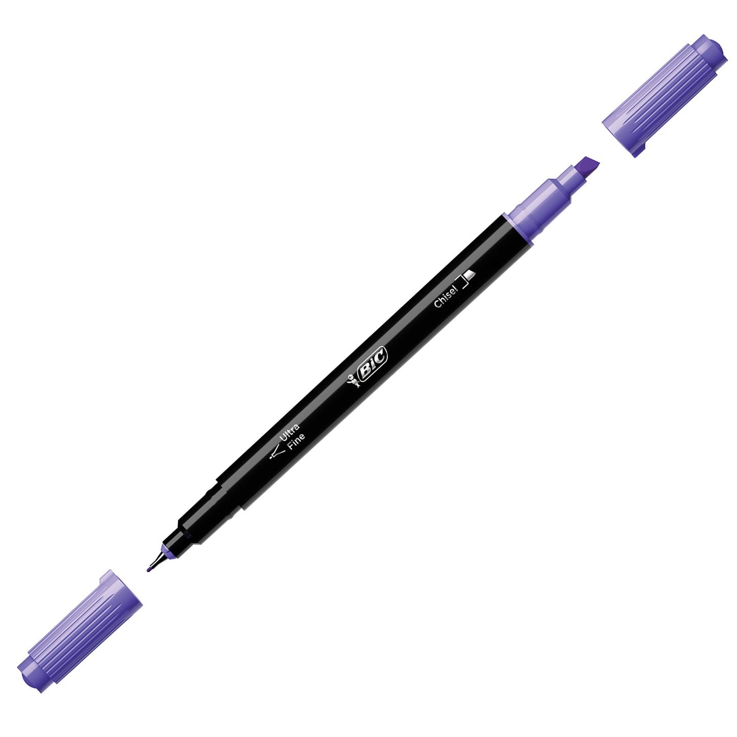 Evidenziatori dual tip Intensity - colori assortiti - Bic - conf. 6 pezzi