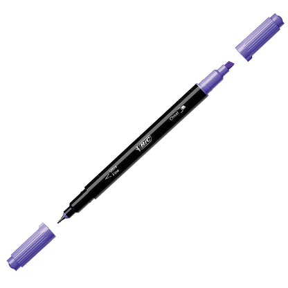 Evidenziatori dual tip Intensity - colori assortiti - Bic - conf. 6 pezzi