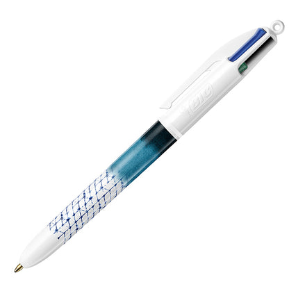 Penna a sfera 4 Colors Decor - fantasie assortite - Bic - expo 30 pezzi