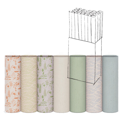 Rotolo carta regalo Erba - 70 cm x 2 m - fantasie assortite - Rex Sadoch