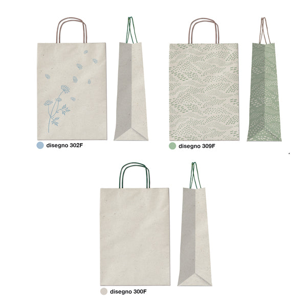 Espositore shopper Carta Erba - formati assortiti - Rex Sadoch - expo 100 pezzi