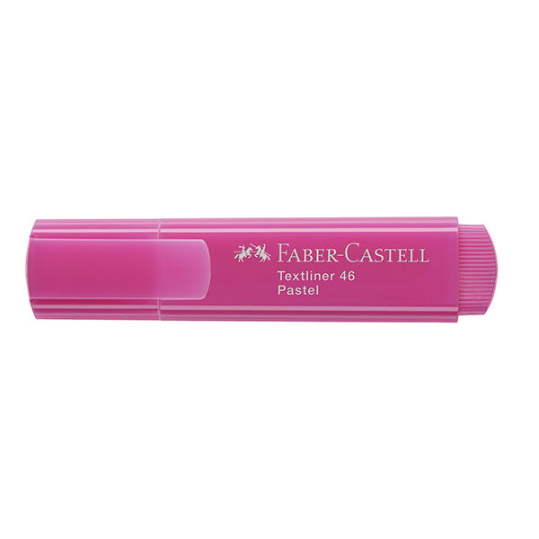 Evidenziatore Textliner 46 - colori assortiti pastel - Faber Castell - astuccio 8 pezzi
