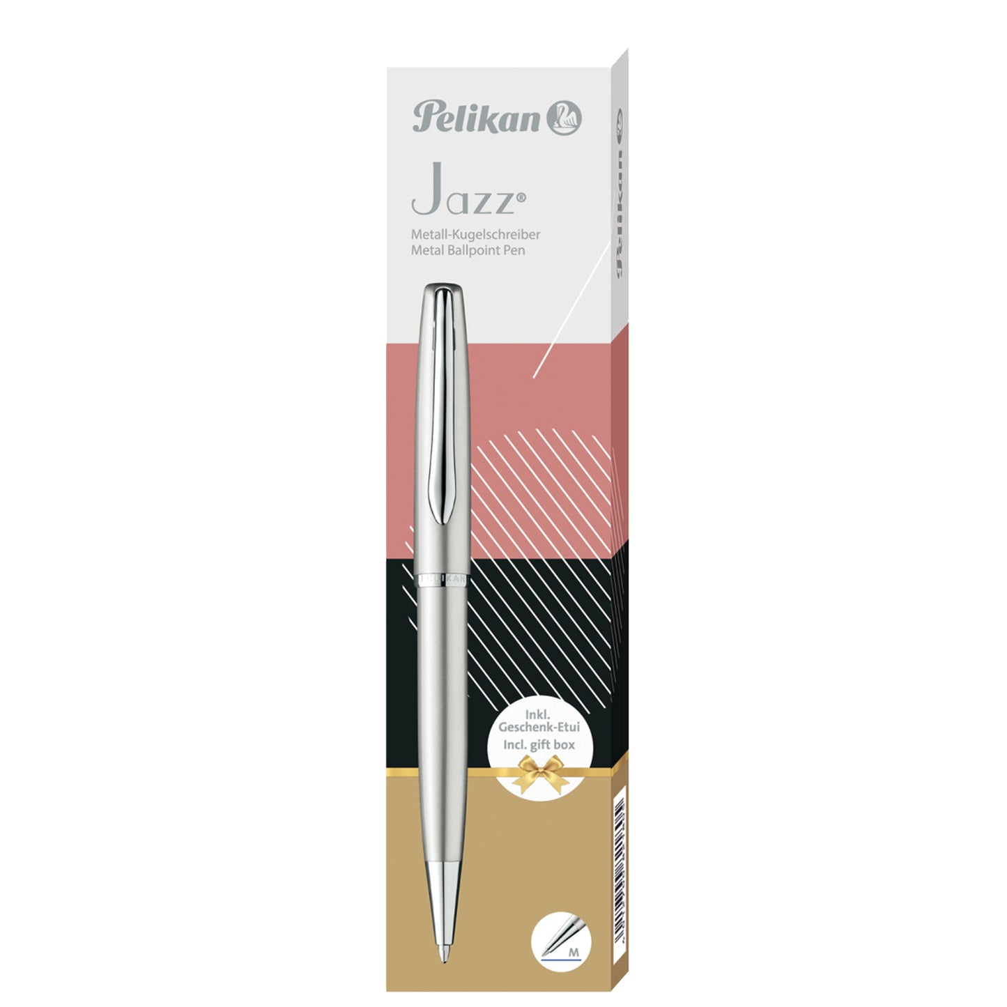 Penna sfera Jazz Noble Elegance - punta M - silver - Pelikan