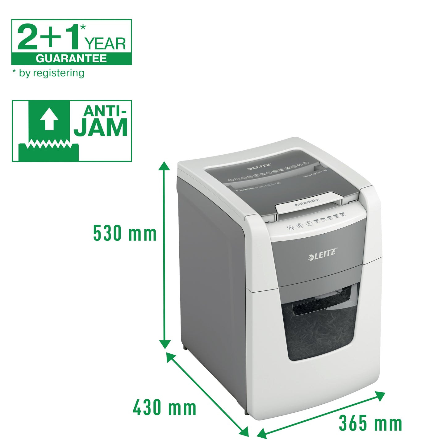 Distruggidocumenti Autofeed 100 P4 - automatico - Leitz IQ