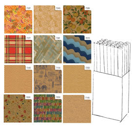 Rotolo carta regalo Kraft - 2 x 0,70 m - Rex Sadoch