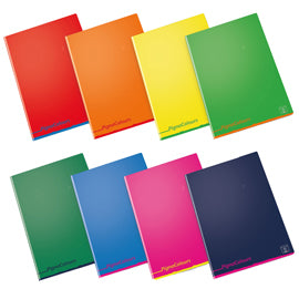 Maxiquaderno Pigna Colours - A4 - 1 rigo - 42 fogli - 80 gr - Pigna