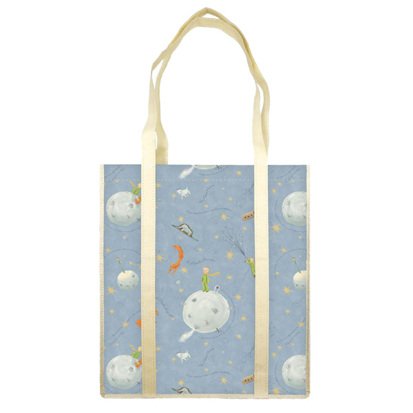 Shopper con manici - fantasia Il Piccolo Principe - 35 x 40 x 8 cm - carta lavabile 100 gr - Kartos