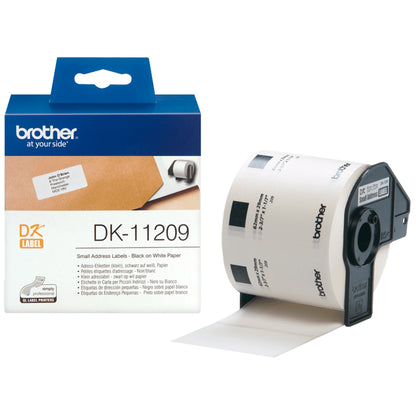 Brother - Rotolo 800 Etichette 29 x 62 mm - Nero/Bianco - DK-11209