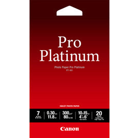 Canon - Carta fotografica PT-101 Pro Platinum - 4 x 6 " - 20 Fogli - 2768B013