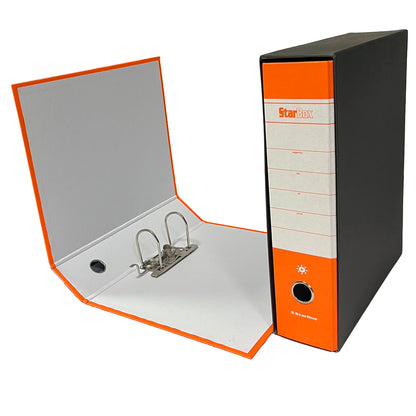 Registratore Starbox - dorso 8 cm - protocollo 23 x 33 cm - arancio - Starline