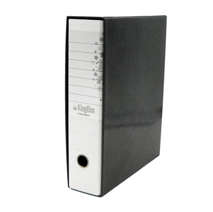 Registratore Kingbox - dorso 8 cm - protocollo 23 x 33 cm - bianco - Starline