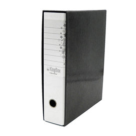 Registratore Kingbox - dorso 8 cm - protocollo 23 x 33 cm - bianco - Starline