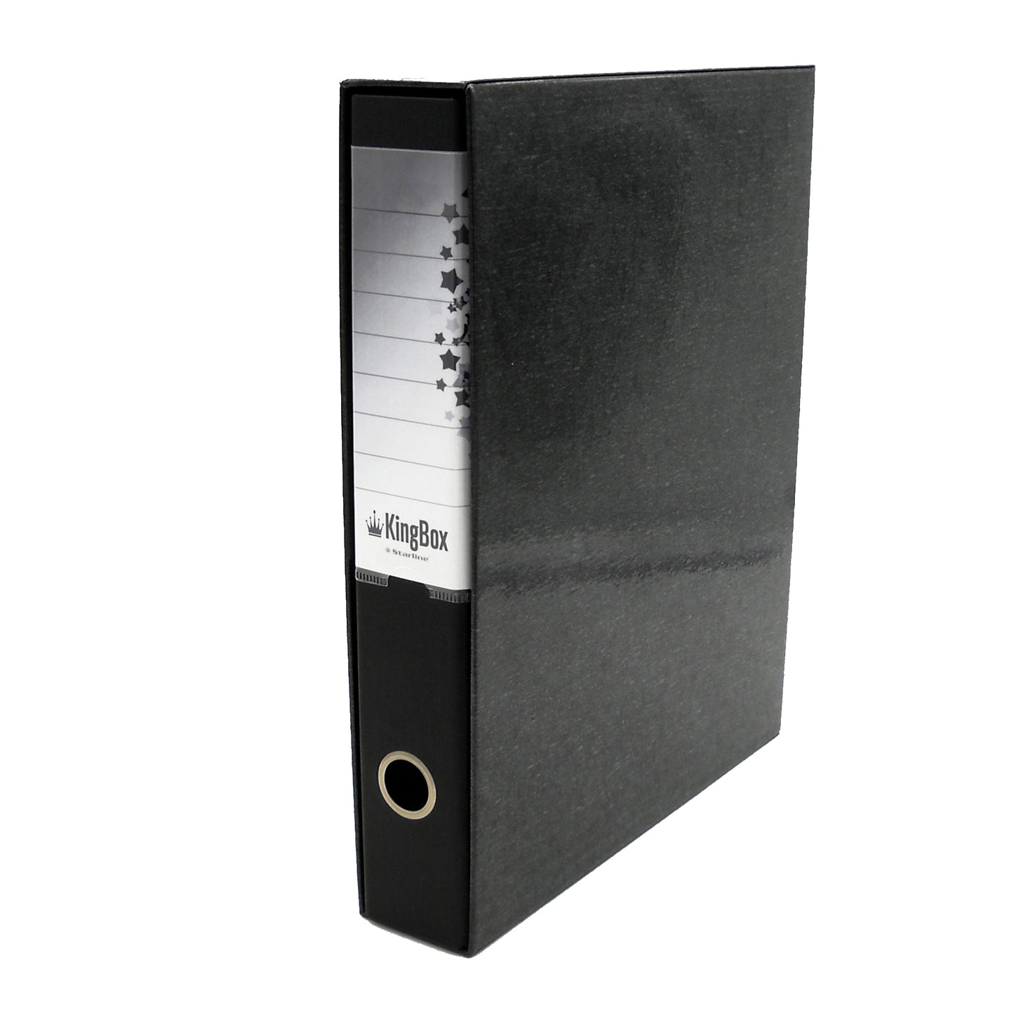 Registratore Kingbox - dorso 5 cm - protocollo 23 x 33 cm - nero - Starline